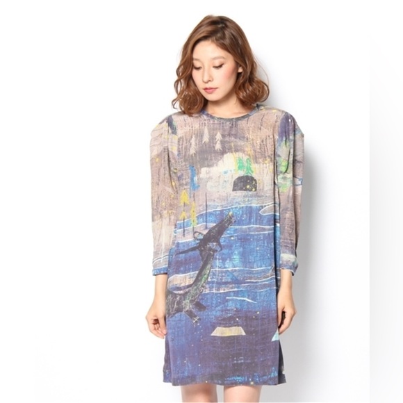 United Bamboo Dresses & Skirts - United Bamboo 3/4 sleeves knee-length soft silk dress (I’m 5’3”).